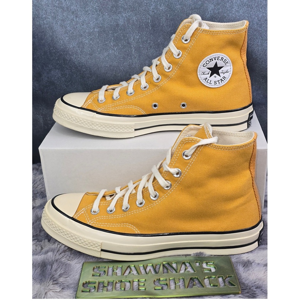 NWOT Converse Chuck 70 Hi Sunflower Gold High Top Sneakers Mens 7.5/ WMNS 9.5
